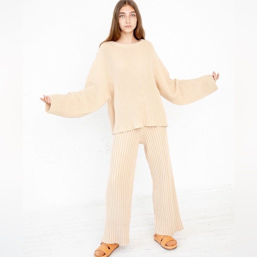 Baserange cotton ribbed kai sweater m/l